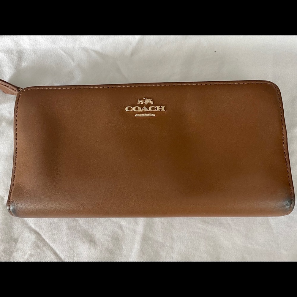 Coach leather wallet